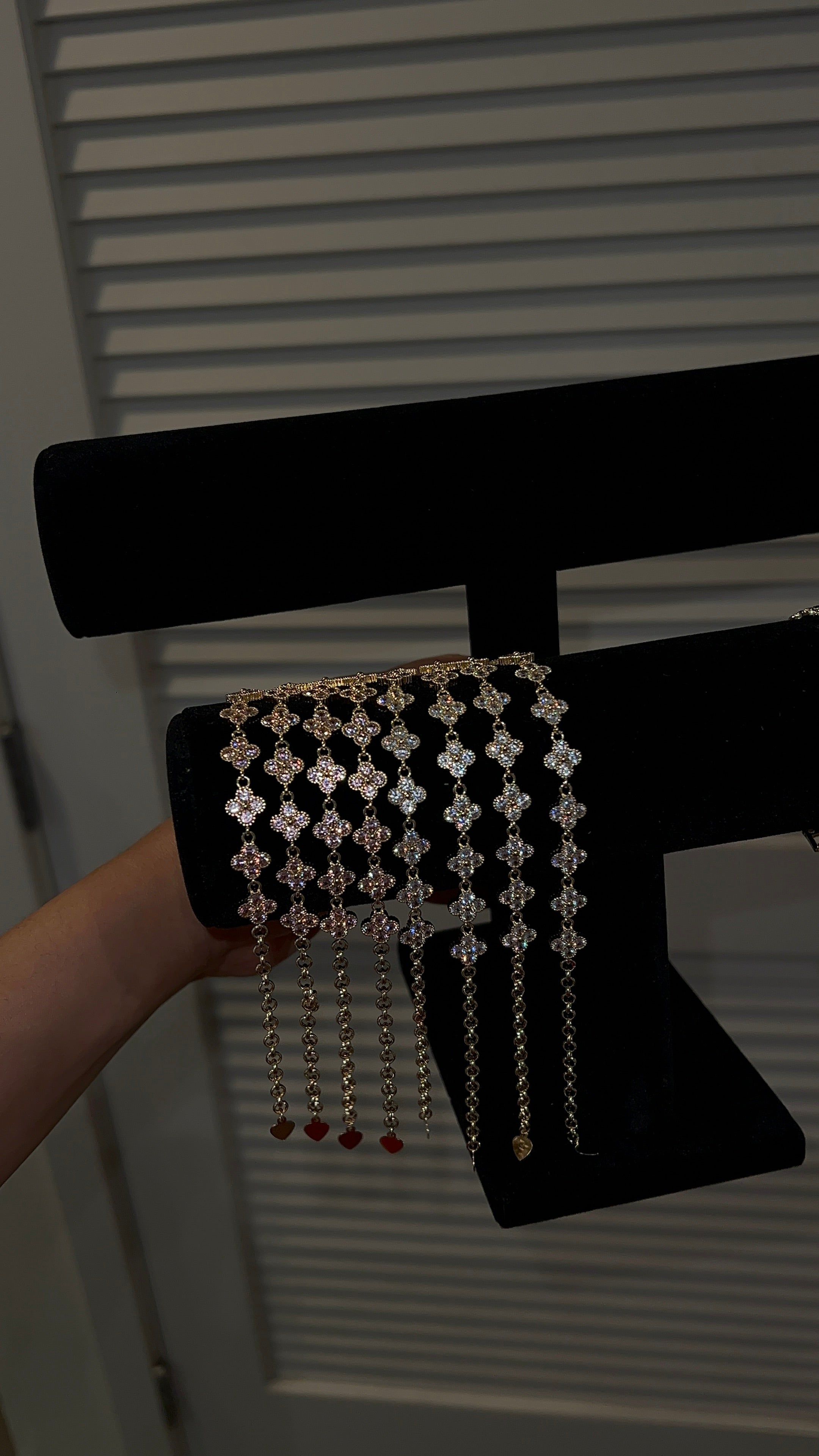 Diamond Clover Bracelet