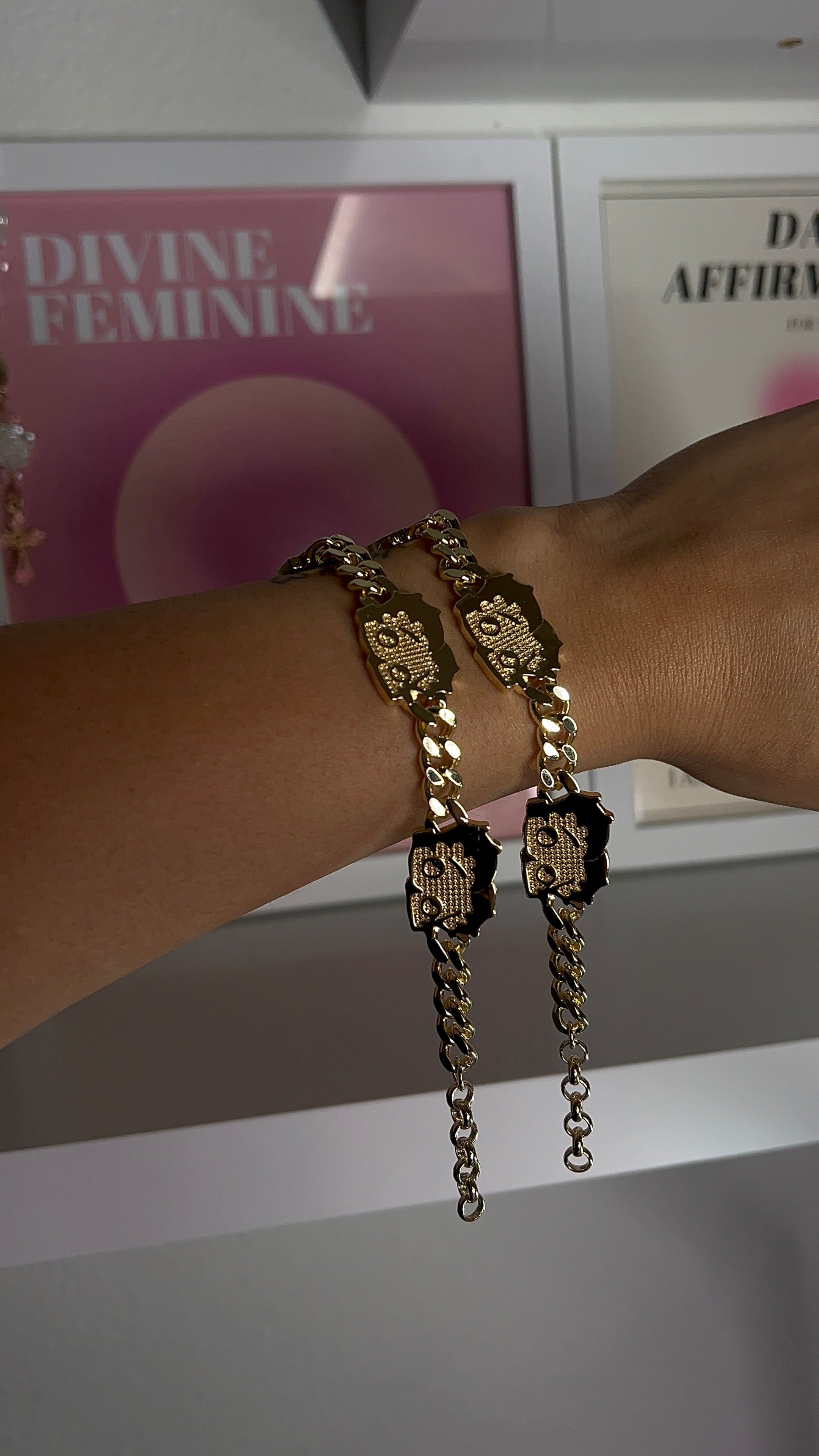 Betty Boop Cuban Bracelet
